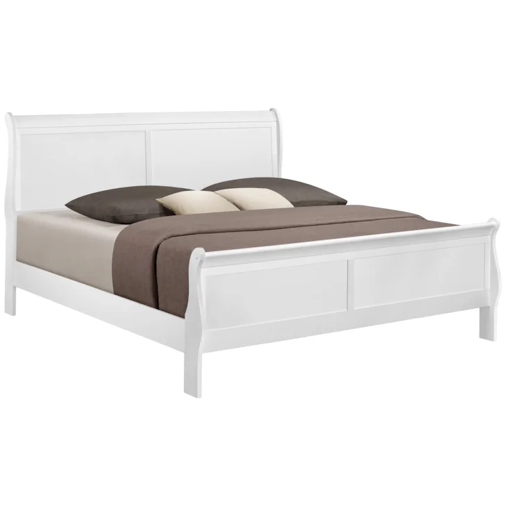 Louis Philip Queen Bedroom Set - White