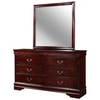 Louis Philip Queen Bedroom Set - Cherry