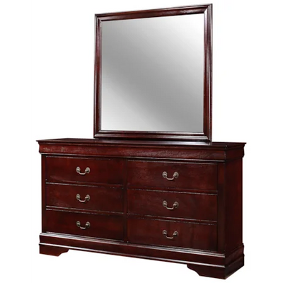 Louis Philip Queen Bedroom Set - Cherry