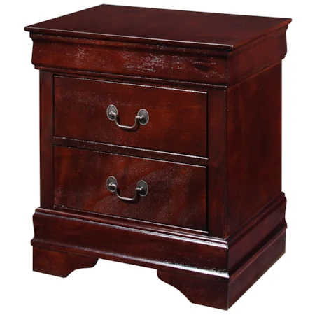 Louis Philip Queen Bedroom Set - Cherry