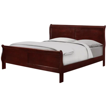 Louis Philip Queen Bedroom Set - Cherry